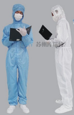 防静电连体连帽服 无尘服 洁净服